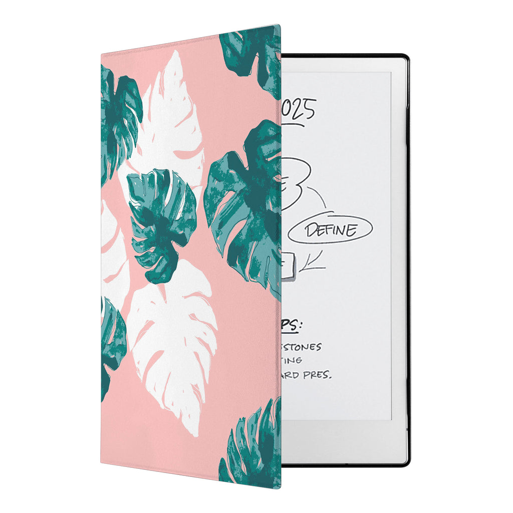 swap - The Personalized VistaCase reMarkable Pen Holder Case is adorned with a vibrant and intricately detailed Pink Flower 2 design