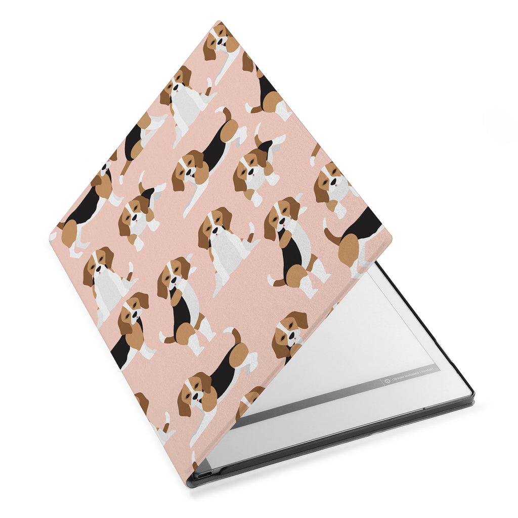 The Personalized VistaCase reMarkable Pen Holder Casewith Lovely Dog design adds a touch of elegance to your device.