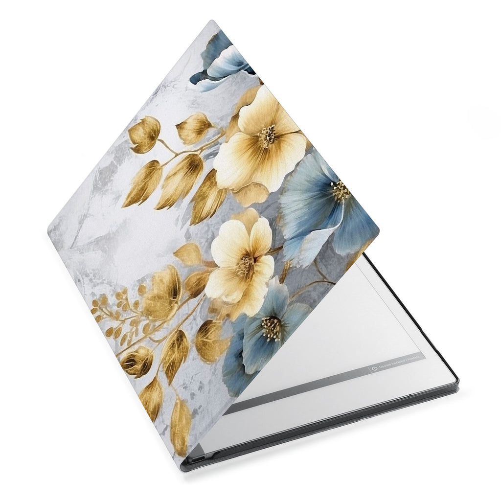 The Personalized VistaCase reMarkable Pen Holder Casewith Flower Art design adds a touch of elegance to your device.
