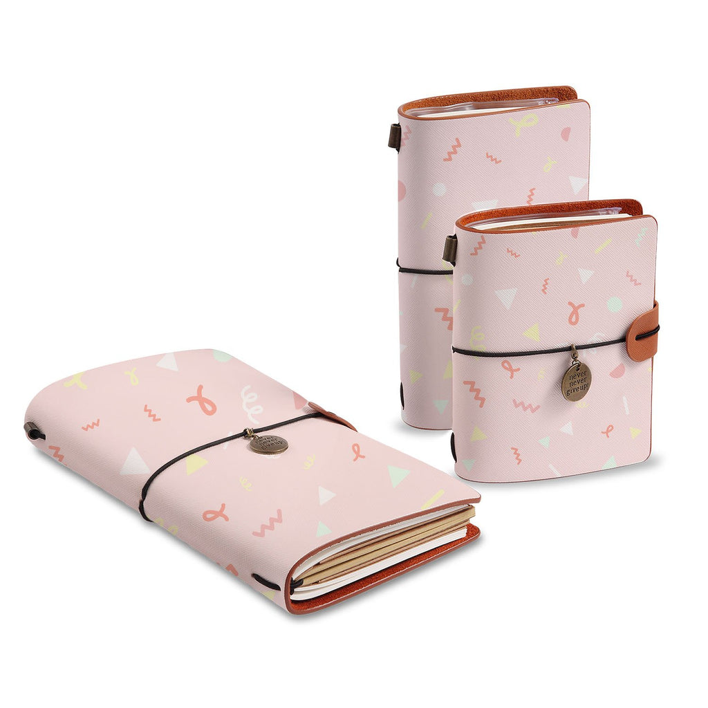three size of midori style traveler's notebooks with Baby design