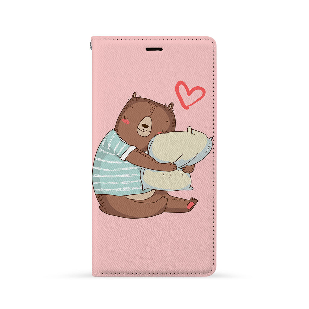 Front Side of Personalized iPhone Wallet Case with 5 design