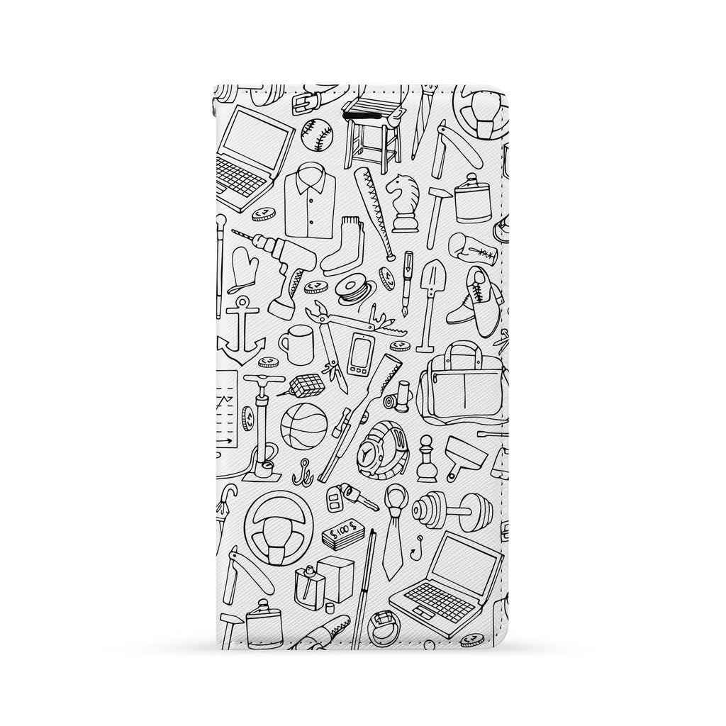 Front Side of Personalized iPhone Wallet Case with 2 design