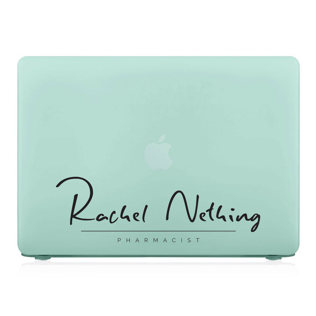 MacBook Case - Signature with Occupation 09