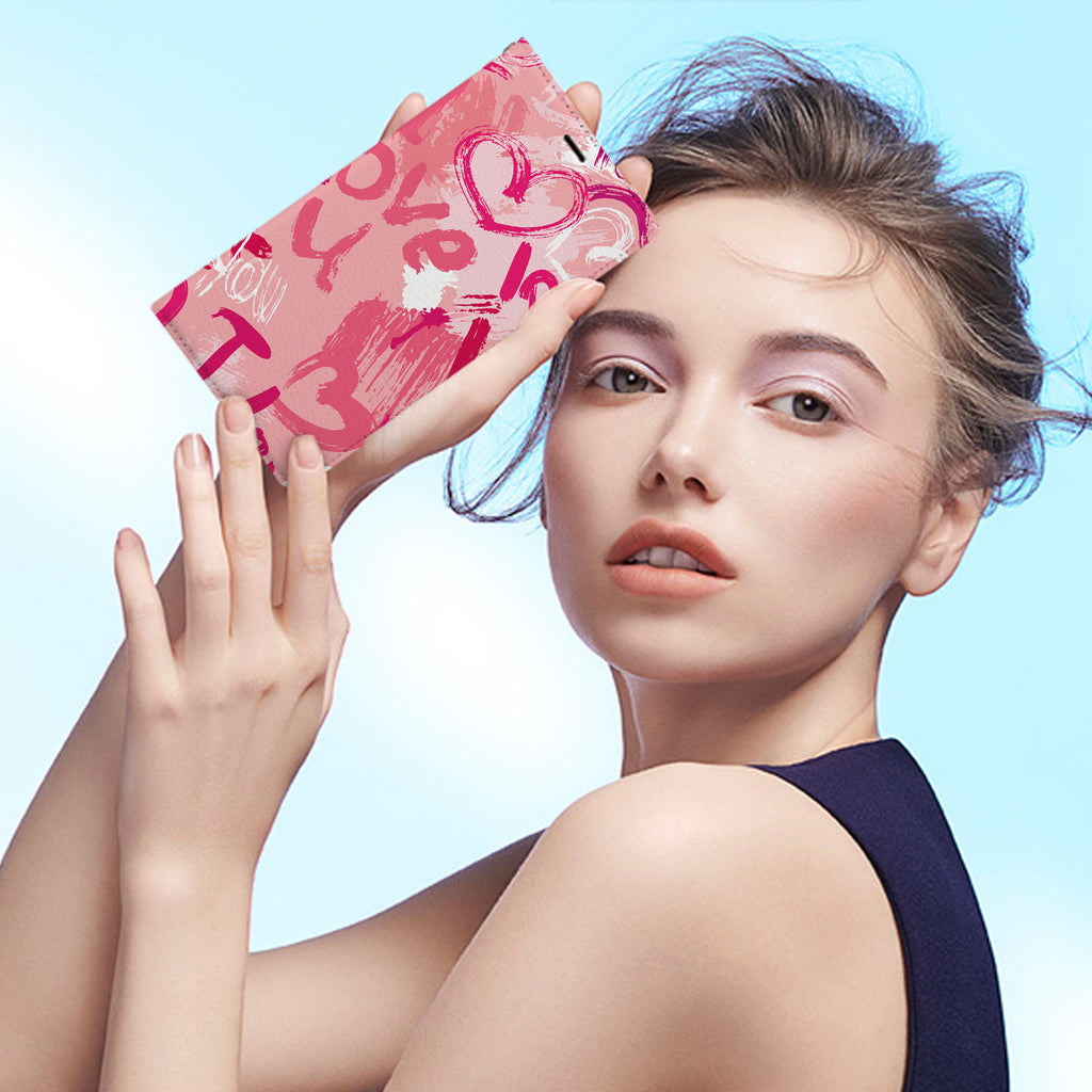 Personalized iPhone Wallet Case with Love desig marries a wallet with an Samsung case, combining two of your must-have items into one brilliant design Wallet Case.