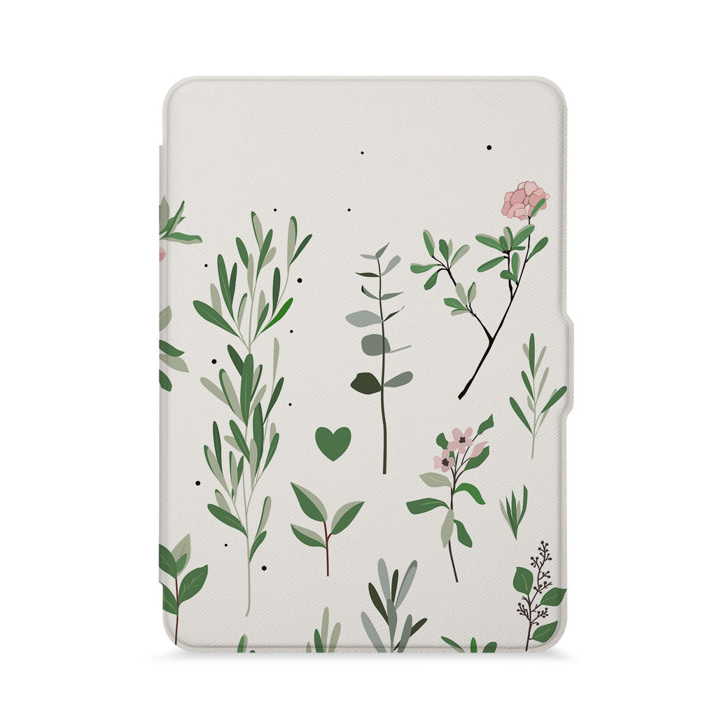 front view of personalized kindle paperwhite case with 06 design - swap