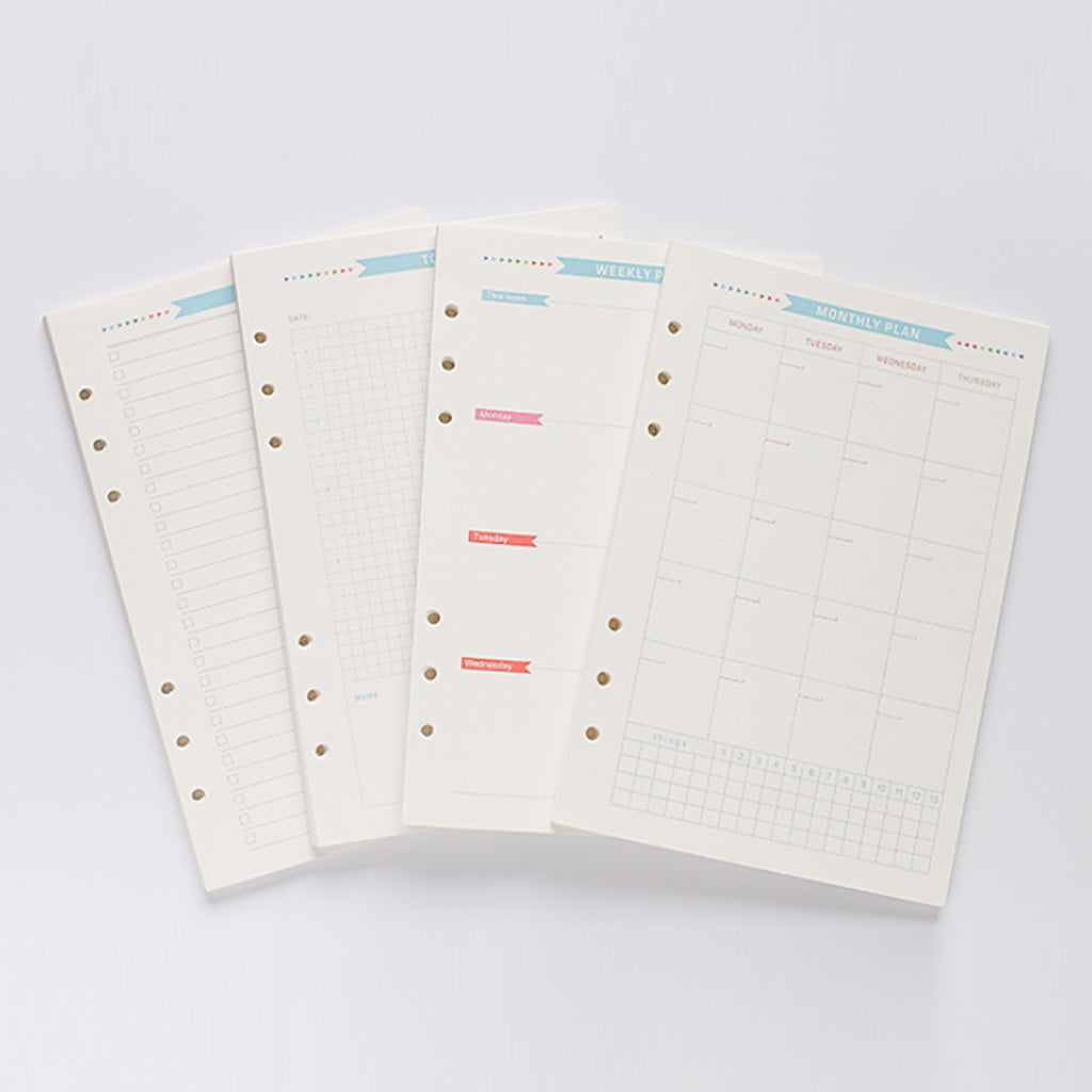 Organiser Blue Refills