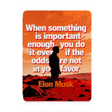 front view of personalized iPad case with pencil holder and Elon Musk SpaceX design