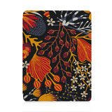 front view of personalized iPad case with pencil holder and Autumn Leaves design