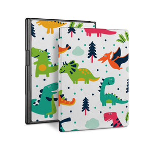 Vista Case reMarkable Folio case with Dinosaur Design perfect fit for easy and comfortable use. Durable & solid frame protecting the reMarkable 2 from drop and bump.