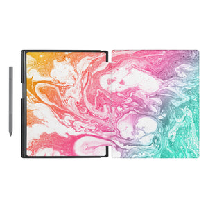 Vista Case reMarkable Folio case with Abstract Oil Painting Design has an integrated holder for pen marker  so you never have to leave your extra tech behind. - swap