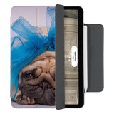 Elevate your iPad experience with the VistaCase Personalized iPad Slim Fit Case. Featuring an exquisitely detailed Dog design