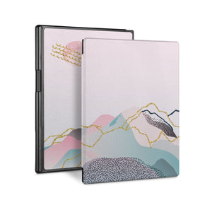 Vista Case reMarkable Folio case with Marble Art Design perfect fit for easy and comfortable use. Durable & solid frame protecting the reMarkable 2 from drop and bump.