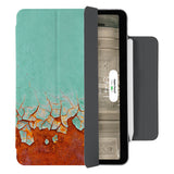 Elevate your iPad experience with the VistaCase Personalized iPad Slim Fit Case. Featuring an exquisitely detailed Rusted Metal design