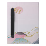 The Personalized VistaCase reMarkable Pen Holder Case with Marble Art design features a built-in Marker pen holder,