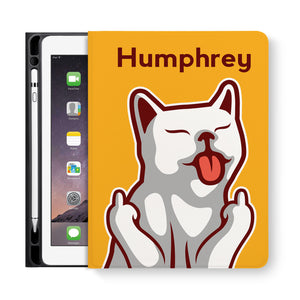 iPad Folio Case - Cat Fun