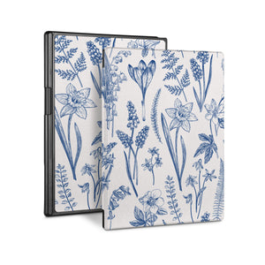 Vista Case reMarkable Folio case with Flower Design perfect fit for easy and comfortable use. Durable & solid frame protecting the reMarkable 2 from drop and bump.
