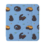 front view of personalized Kobo case with Sushi Cats design