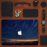 hardshell case with Starry Night design holds up to scratches, punctures, and dents