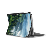 the back side of Personalized Microsoft Surface Pro and Go Case in Movie Stand View with Nature Beauty design - swap