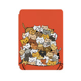 the front side of Personalized Microsoft Surface Pro and Go Case with Cute Cats design