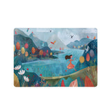 Add your name, company name, signature to this Front Personalized microsoft surface laptop Case Colorful Mountain design