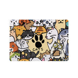 Add your name, company name, signature to this Front Personalized microsoft surface laptop Case Cute Cats design