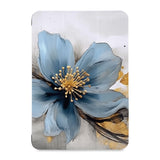 the front view of Personalized Samsung Galaxy Tab Case with Artistic Flower design