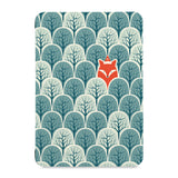 the front view of Personalized Samsung Galaxy Tab Case with Fox Fun design