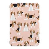 the front view of Personalized Samsung Galaxy Tab Case with Lovely Dog design