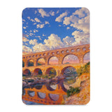 the front view of Personalized Samsung Galaxy Tab Case with France Famous Attractions design