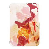 the front view of Personalized Samsung Galaxy Tab Case with Artistic Flower design