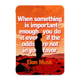 the front view of Personalized Samsung Galaxy Tab Case with Elon Musk SpaceX design