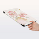 a hand is holding the Personalized Samsung Galaxy Tab Case with Abstract design