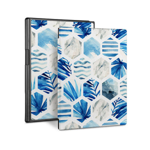 Vista Case reMarkable Folio case with Geometric Flower Design perfect fit for easy and comfortable use. Durable & solid frame protecting the reMarkable 2 from drop and bump.
