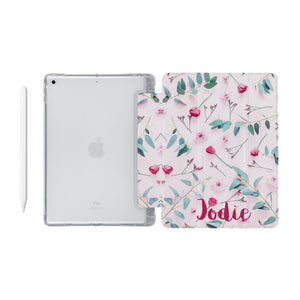 iPad SeeThru Case - Flat Flower 2