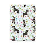 front view of personalized kindle paperwhite case with Lovely Dog design