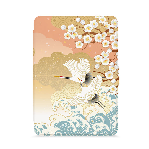 Buy Monogrammed Personalized Kindle Paperwhite Case - Japanese Pattern ...