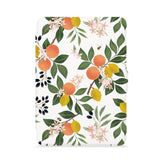 front view of personalized kindle paperwhite case with Tropical Fruits design