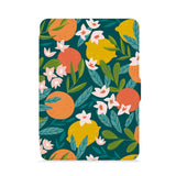 front view of personalized kindle paperwhite case with Fruits design