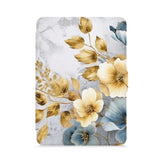 front view of personalized kindle paperwhite case with Flower Art design