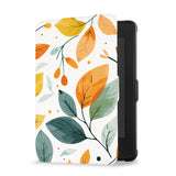 kindle foilo case with Leaves design, Opens and closes just like a book to wake your Kindle or put it to sleep - swap