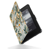 Reinforced rubber bumpers on the corners to protect your Kindle Paperwhite with Flower Painting design