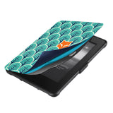 kindle foilo case with Fox Fun design, Magnetic attachment ensures cover is securely closed