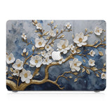 This lightweight, slim hardshell with Flower Art design is easy to install and fits closely to protect against scratches