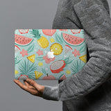 hardshell case with Tropical Fruits design combines a sleek hardshell design with vibrant colors for stylish protection against scratches, dents, and bumps for your Macbook