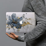 hardshell case with Artistic Flower design combines a sleek hardshell design with vibrant colors for stylish protection against scratches, dents, and bumps for your Macbook