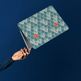 personalized microsoft laptop case features a lightweight two-piece design and Fox Fun print