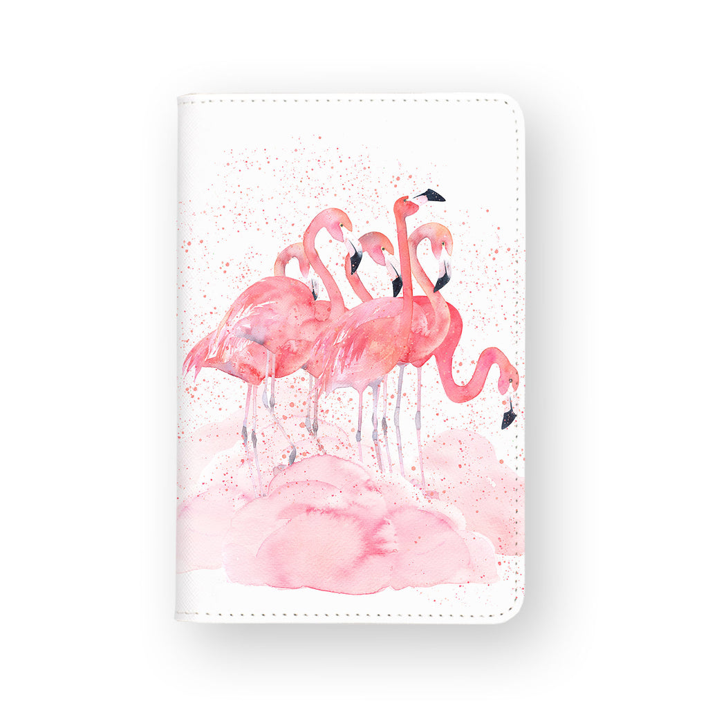 Travel Wallet - Flamingo Mating Dance