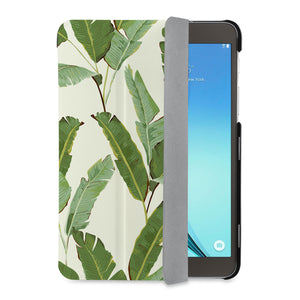 auto on off function of Personalized Samsung Galaxy Tab Case with Green Leaves design - swap