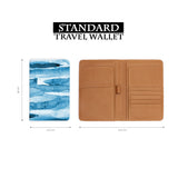 Travel Wallet - Abstract blue
